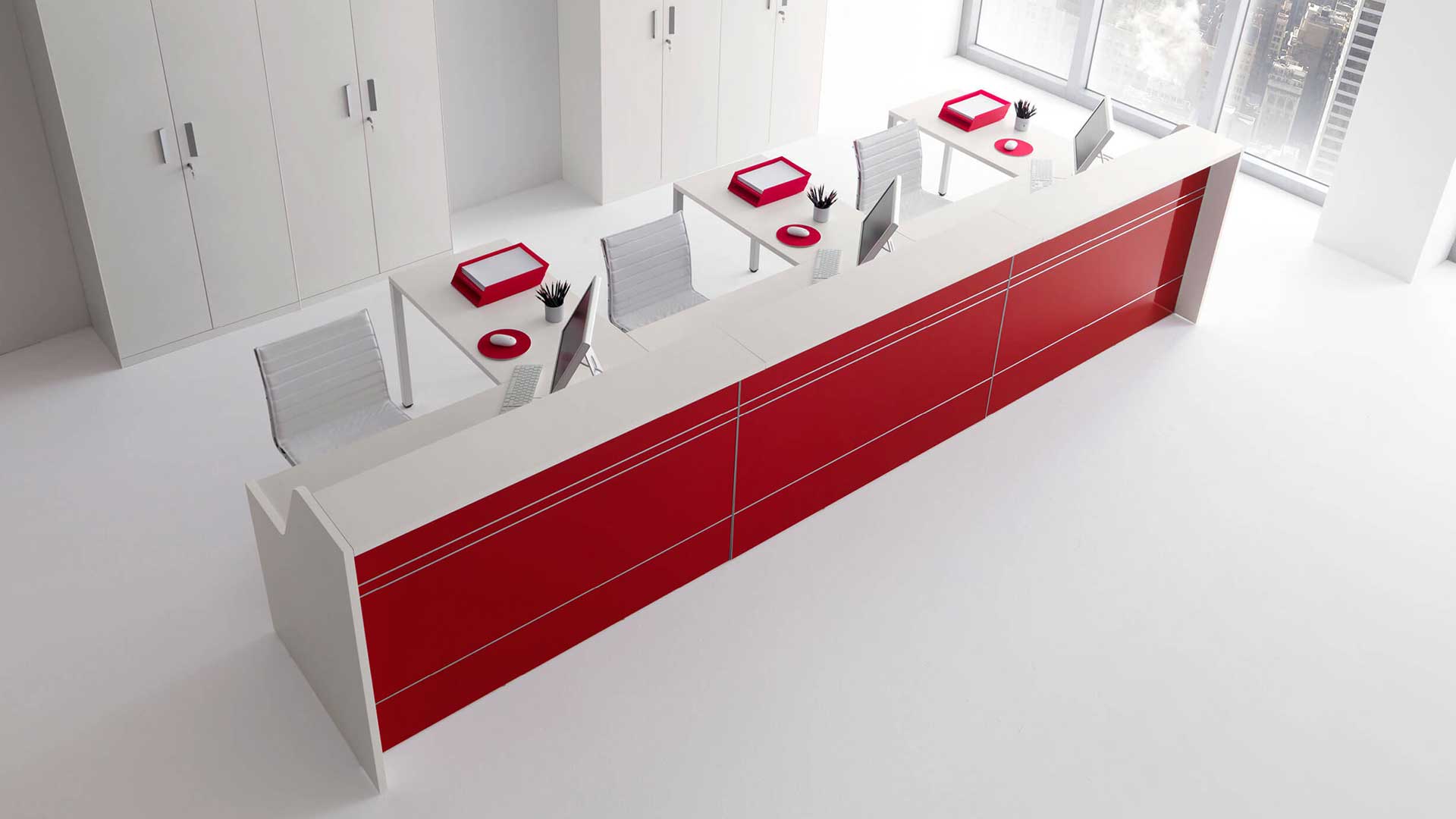 QUADRA-11 : Mobilier pour Accueil dans vos Bureaux